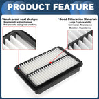 Engine Air Filter No. 2811326000 for Hyundai Santa Fe 2.4L 2.7L (2001–2006)