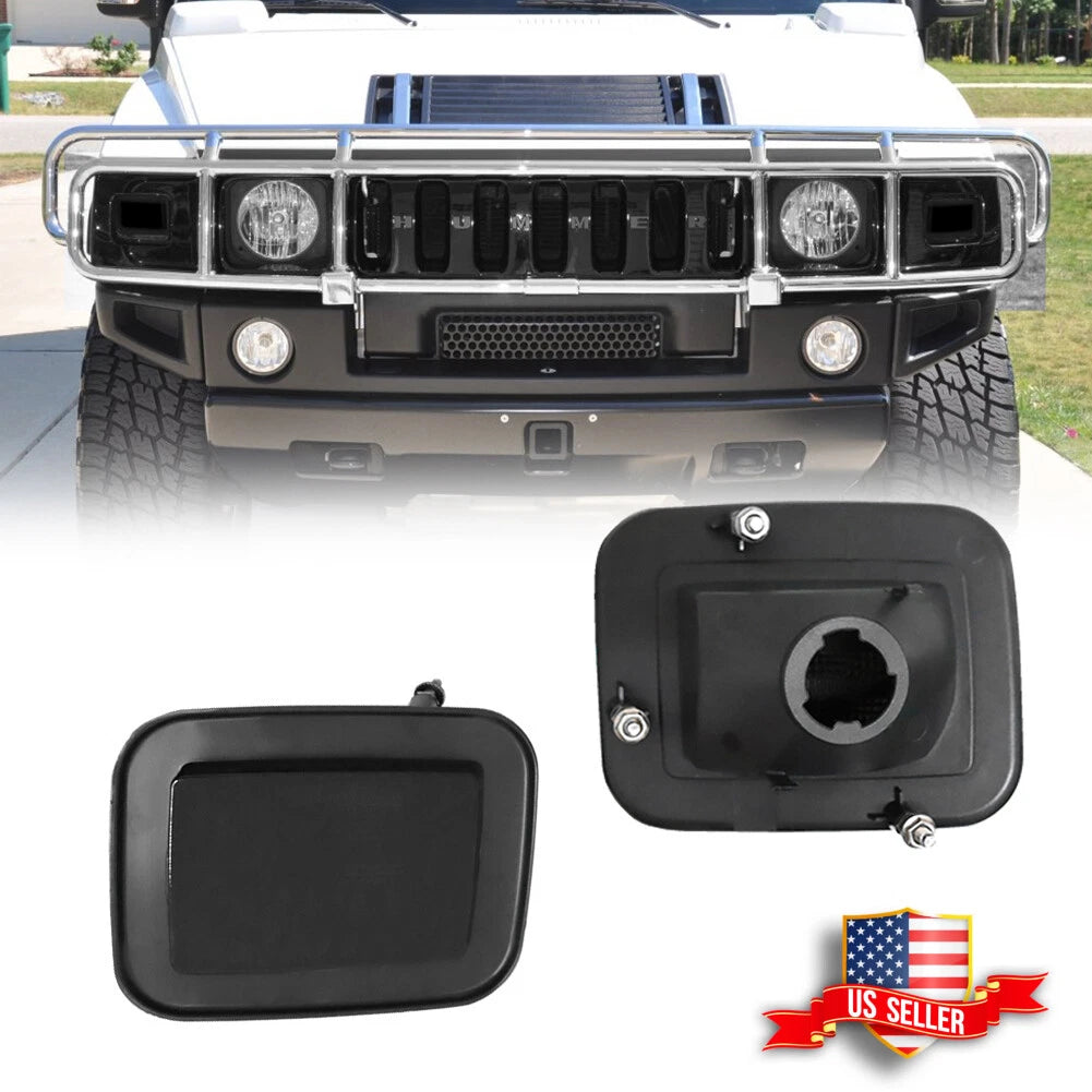 2X Front Smoke Lens Parking Signal Lights for Hummer H2 (2003–2009)