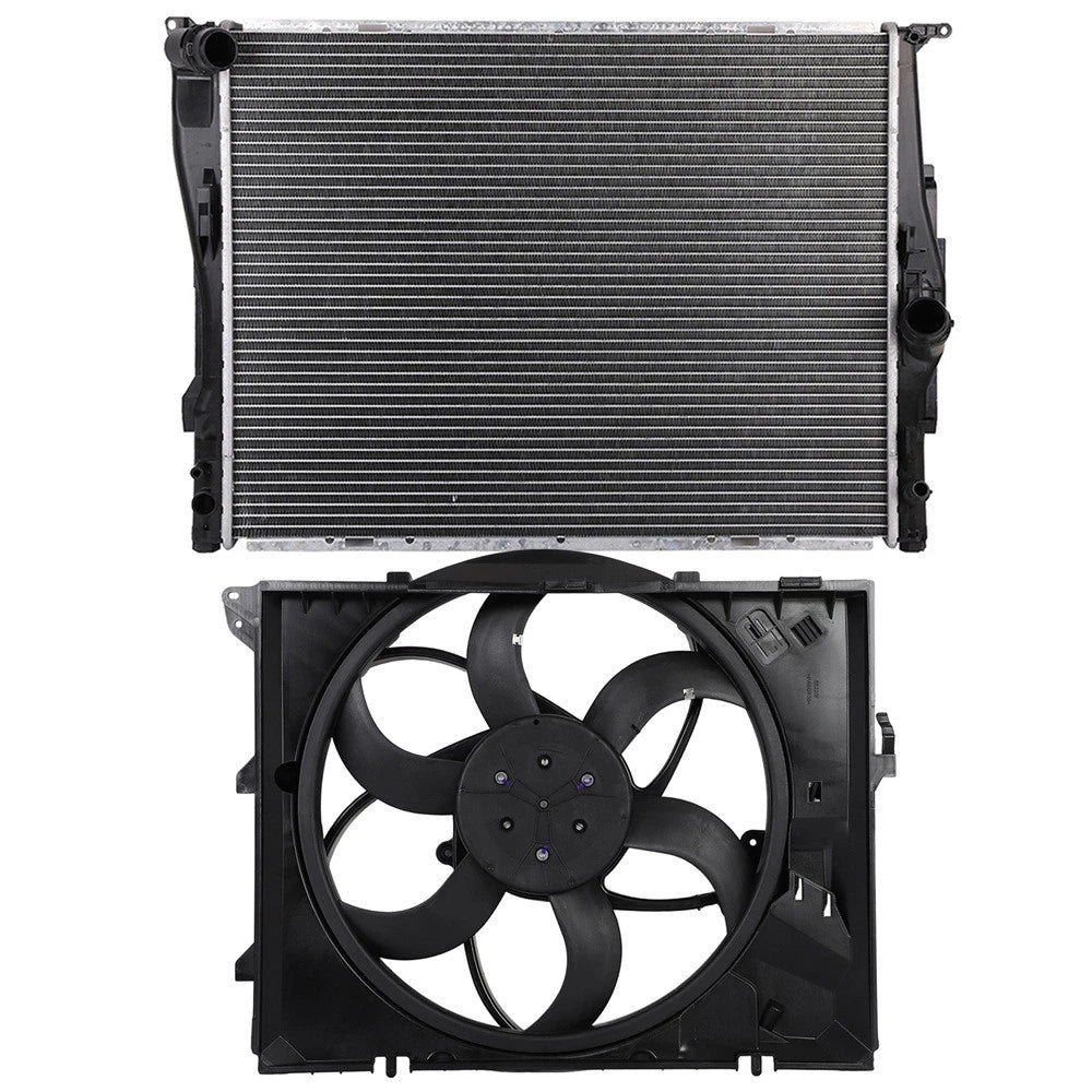 Radiator and Cooling Fan Assembly for BMW 128i (2008–2013)