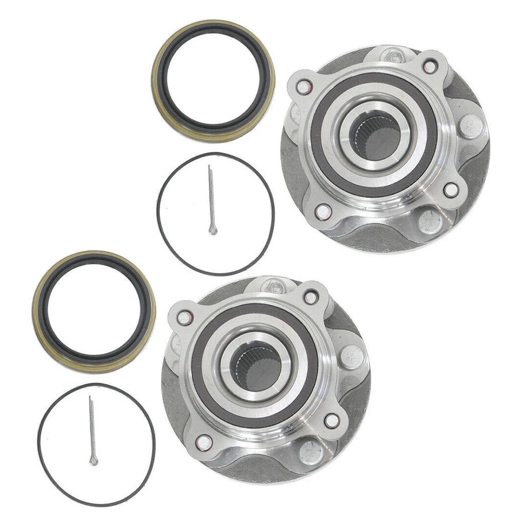 2X Front Wheel Hub Bearing Assembly 950002 for Toyota Sequoia Tundra (2008–2018) 4WD