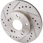 Brake Disc and Pad Kit for Honda CR-Z (2011–2015) Front Cross-Drilled