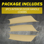 Beige Inner Door Handle Pull Trim Cover for BMW X5 F15 X6 F16 (2014–2018)