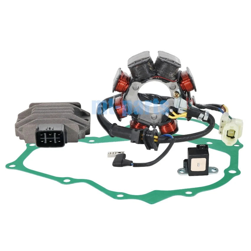 Stator, Regulator, Gasket for Honda TRX250TE FourTrax 250 ES/Recon 250 ES (2002–2004)