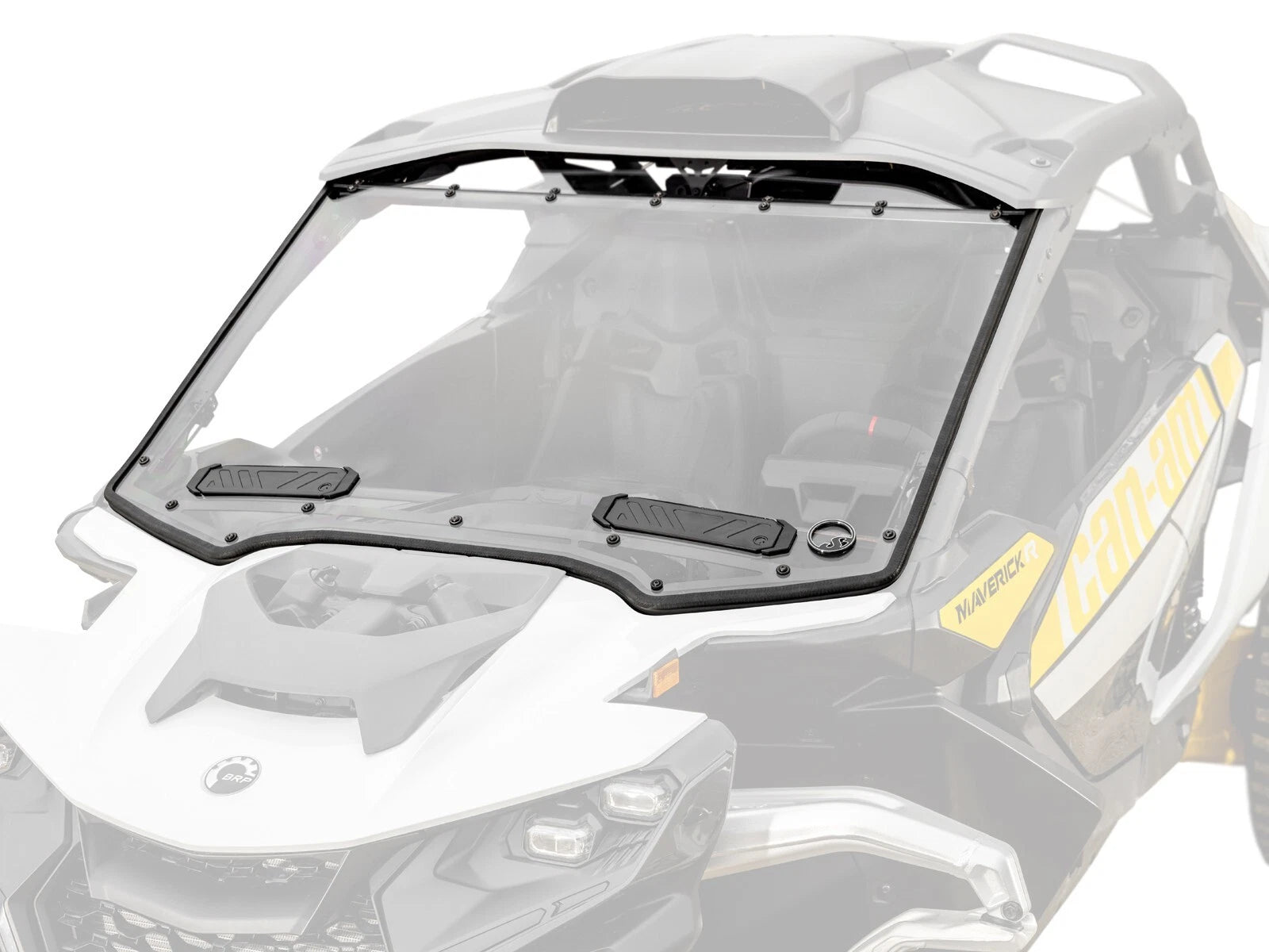 Scratch-Resistant Vented Full Windshield for Can-Am Maverick R (2024+)