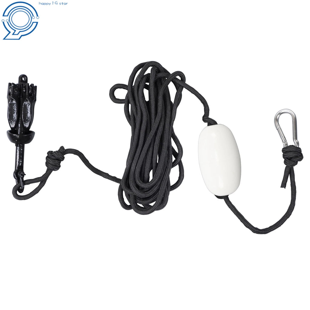 2X Folding Anchor Kit with 26.2ft Rope for PWC Canoe Jet Ski