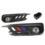 Fog Light/Lamp + Bezel for Honda Civic (2016–2017) 3-Color LED Strip