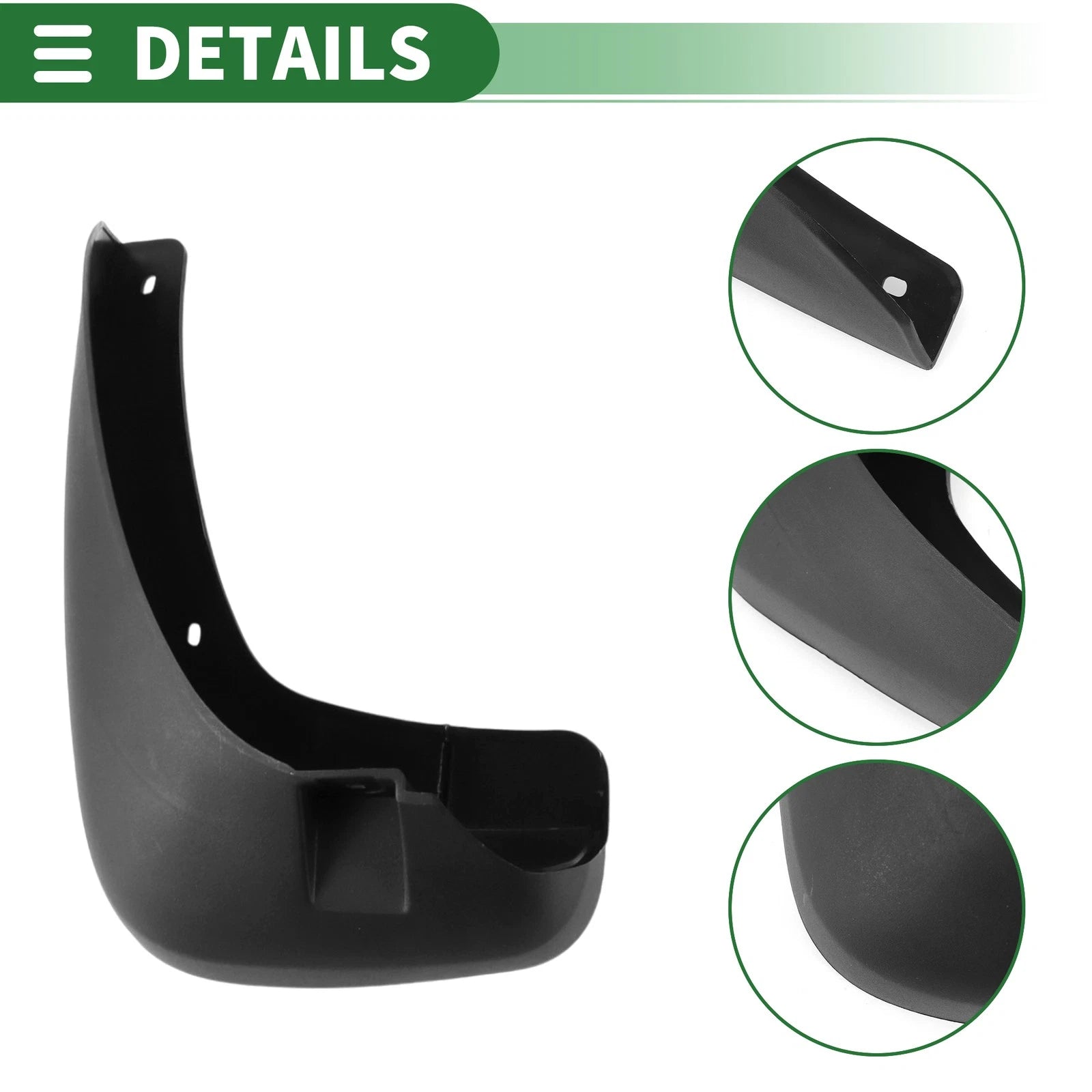 Mud Flaps Splash Guards for Chevrolet Captiva Sport (2015–2019) W/ Mounts