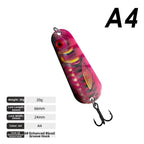 Fishing Lure Spoon 3D Printed Long Casting 66mm to 76mm