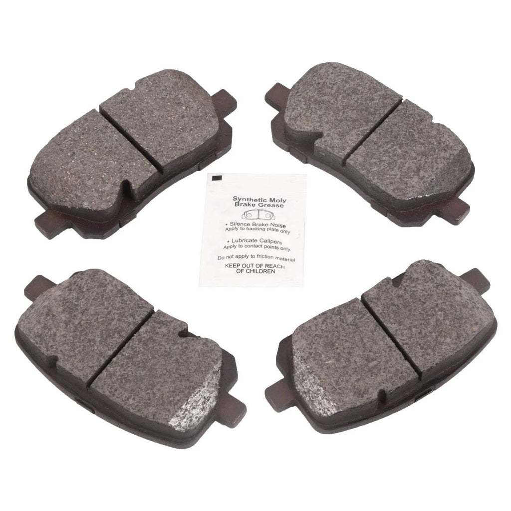 Set of 4 Front Ceramic Disc Brake Pads for Toyota Corolla Matrix (2003-2008)
