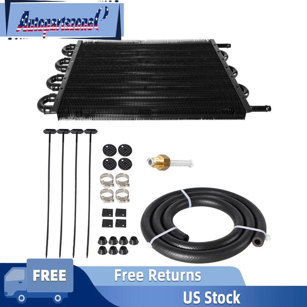 8 Row Aluminum Remote Transmission Oil Cooler for Auto-Manual Radiator