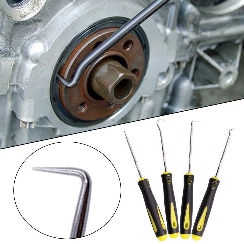 4-Piece Car Pick & Hook Set for Pulling O Rings
