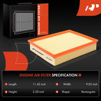 2X Engine Air Filter for Jeep Liberty (2008-2012) Dodge Nitro