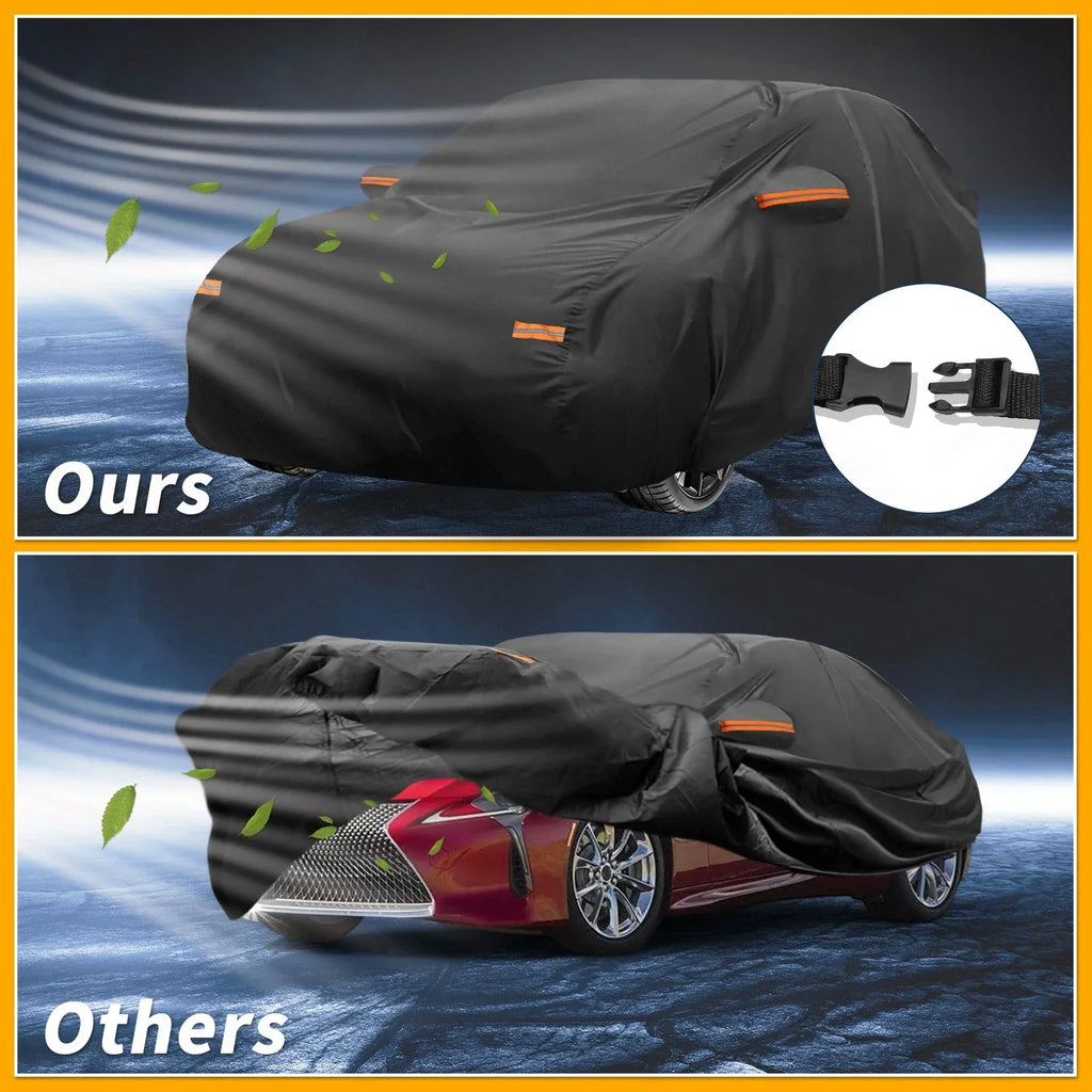 Waterproof All Weather Car Cover for Lexus LC Black 190T-PU (2018-2023)