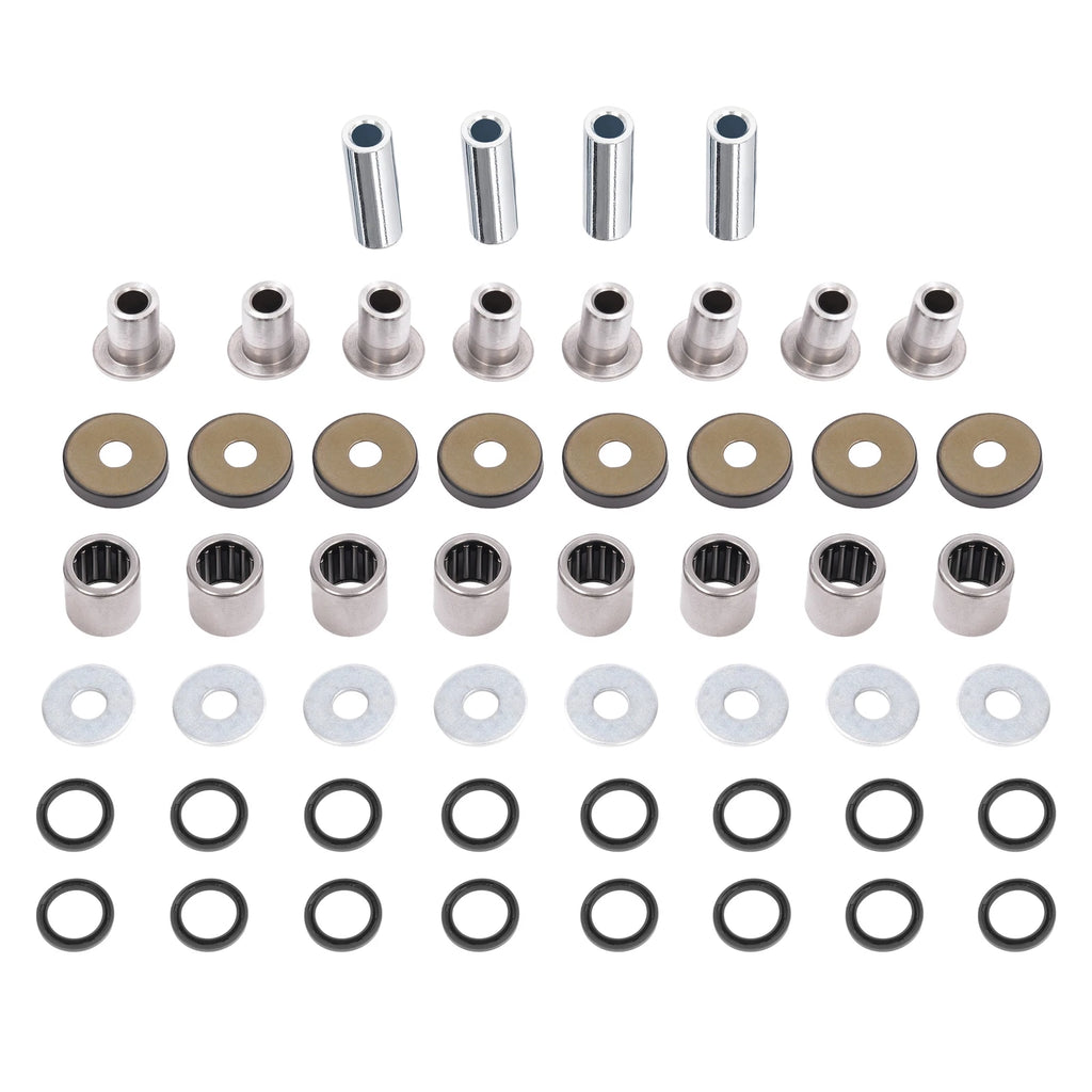 Set of 2 Front Upper Lower A Arm Bushing Seal Kit for Suzuki LTZ400 (2003–2014)