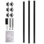 Bed Rail System Kit for Jeep Gladiator (2020–2023) 82215956, 110kg Load, Black