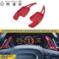 Red Aluminum Paddle Shifter Extension Kit for Audi A3 A4 A5 (2014–2019)