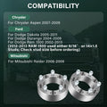 4X 2" Wheel Spacers 5x5.5 for Dodge Ram 1500 (2002–2012) 9/16" Stud