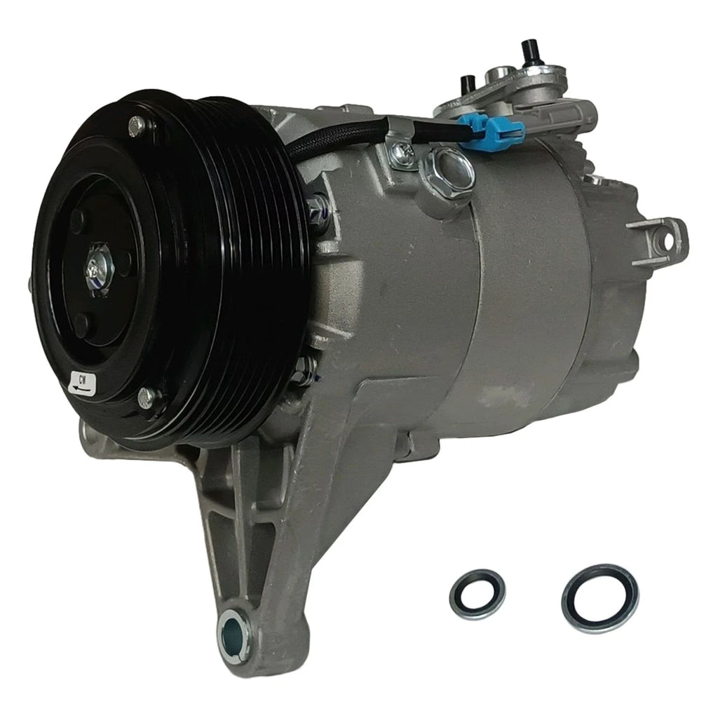 AC Compressor w/6 Groove Pulley for Chevy Malibu Pontiac Saturn Aura (2007–2010) 97273