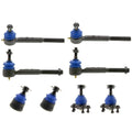 8PC Tie Rod Ends & Ball Joint Kit for GMC C1500 C2500 Yukon (1999–2006)