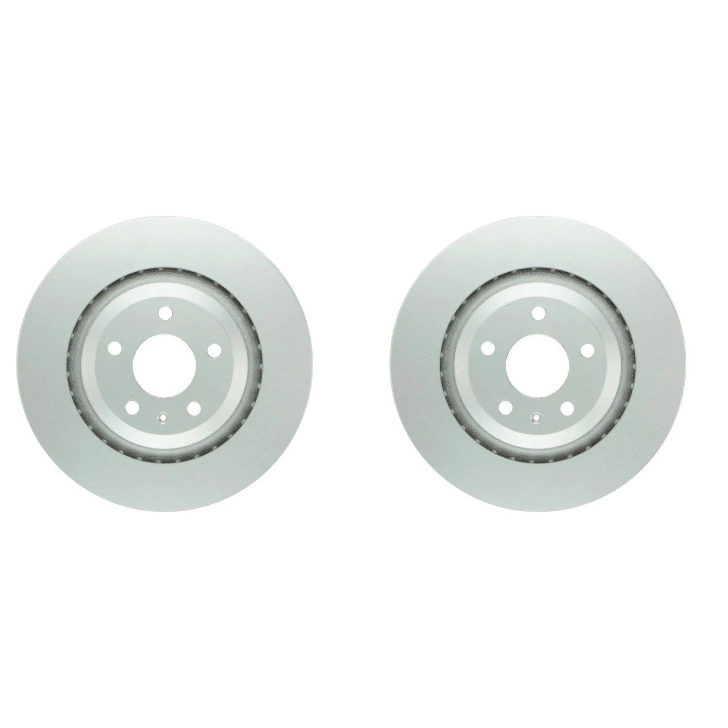 Set of 2 Bosch QuietCast Rear Disc Brake Rotors for Audi A6 Quattro (2005–2011)