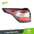 Left Driver Side Outer Rear Tail Light for Ford Escape Kuga (2017–2019)