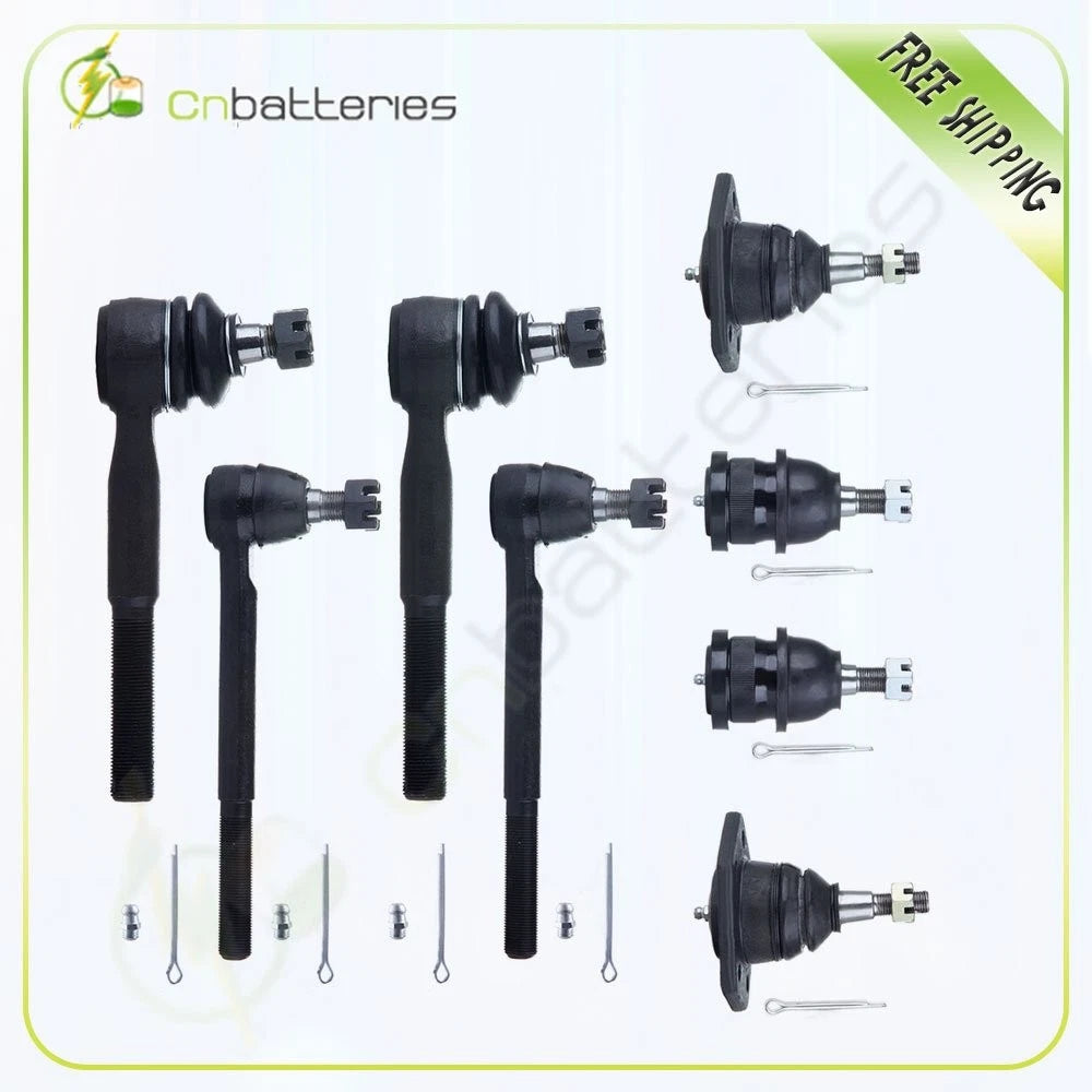 8PCS Suspension Ball Joint Tie Rod End for Chevrolet K5 Blazer (1975–1982)