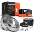 Set of 2 Rear Disc Brake Rotors & Ceramic Pads for Ford Taurus (1993–2005)