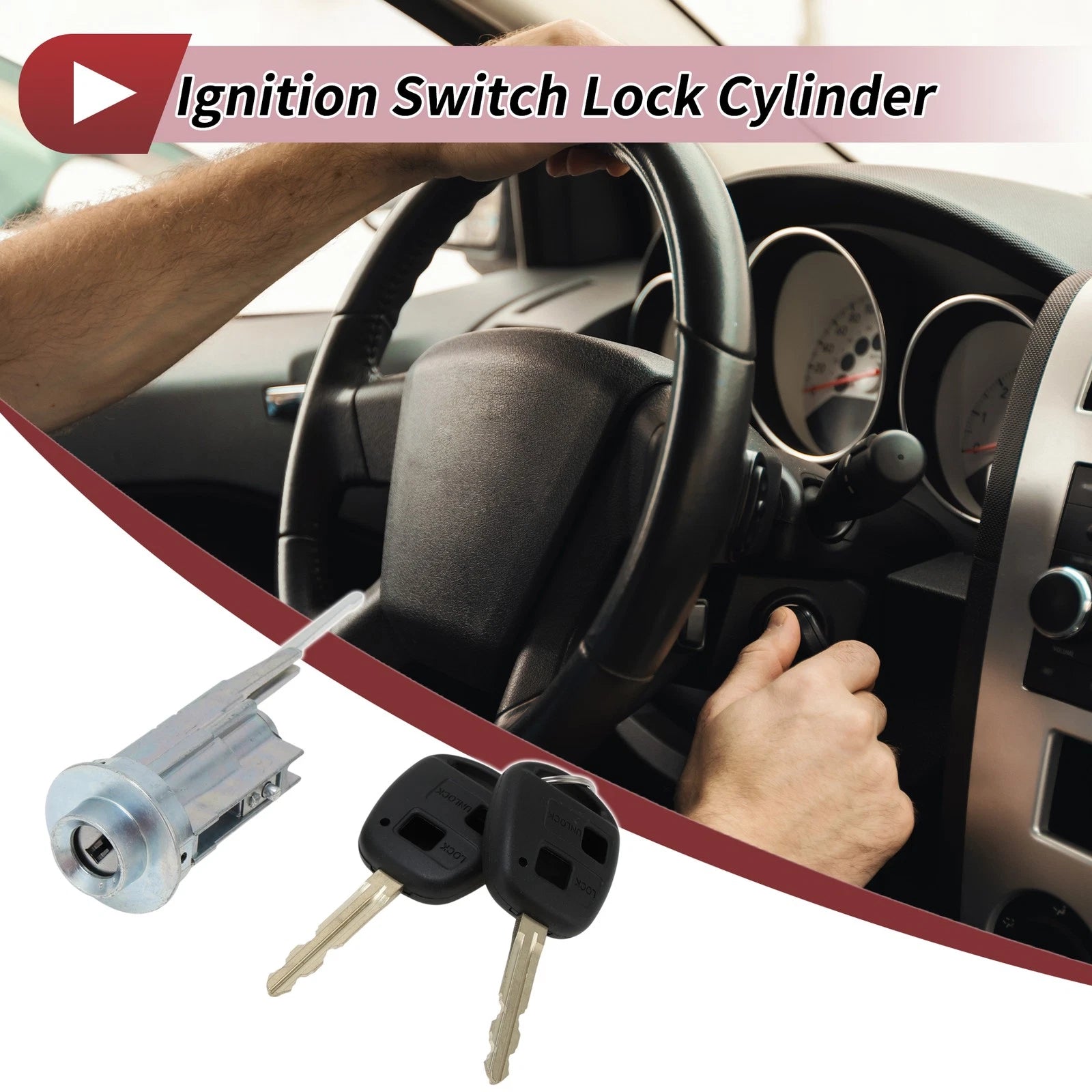 Ignition Lock Cylinder for Toyota 4Runner (2003–2009) No. 8970333070