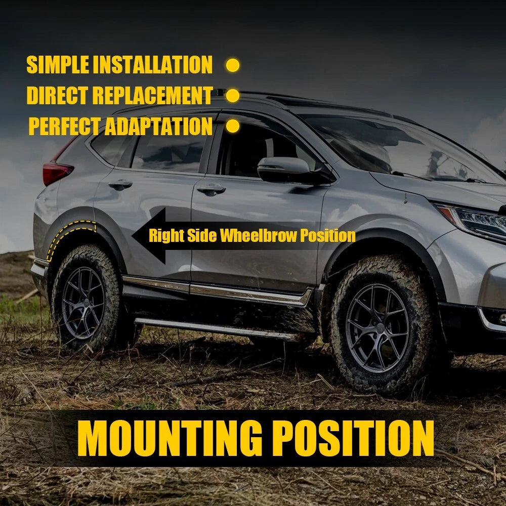 Rear Right Wheel Flare Molding Trim for Honda CR-V (2017â2022)