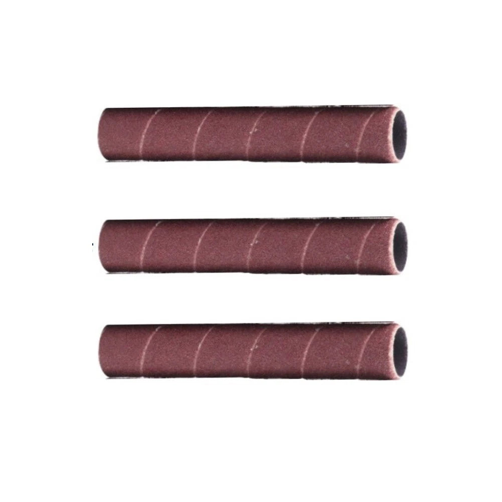 3PCS Alumina Sanding Drum Sleeves for Polishing (4-5 Inch, 80/150/240 Grit)