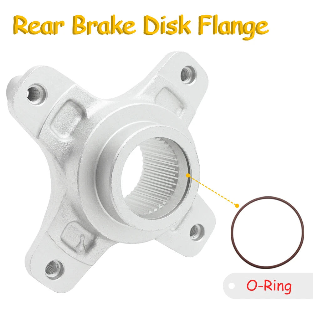Rear Disc Brake Rotor Flange Hub for Honda Sportrax 400 TRX400EX TRX400X (1999–2014)