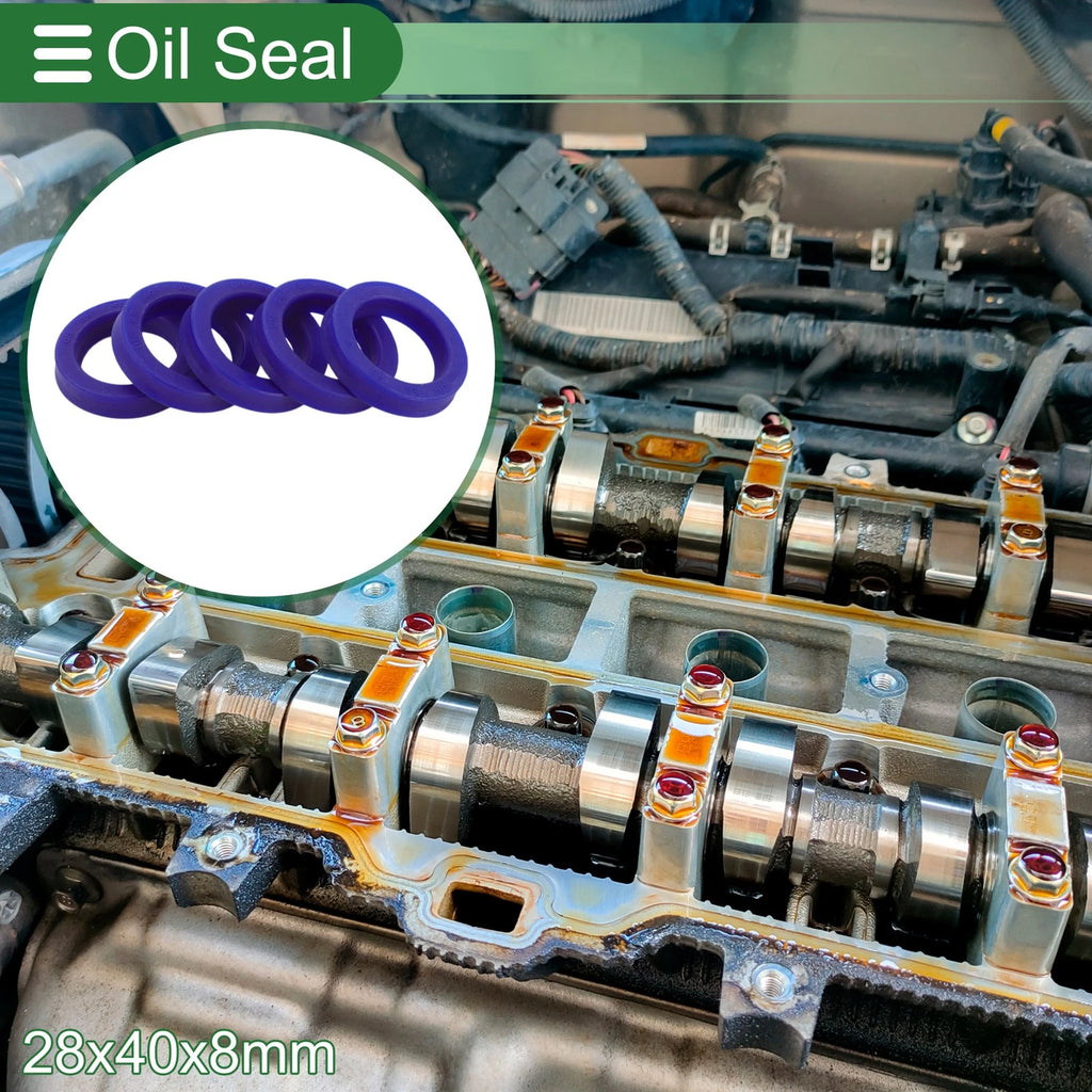Set of 5 Oil Seal Rotary Shaft Seal 28x40x8mm for Various Models