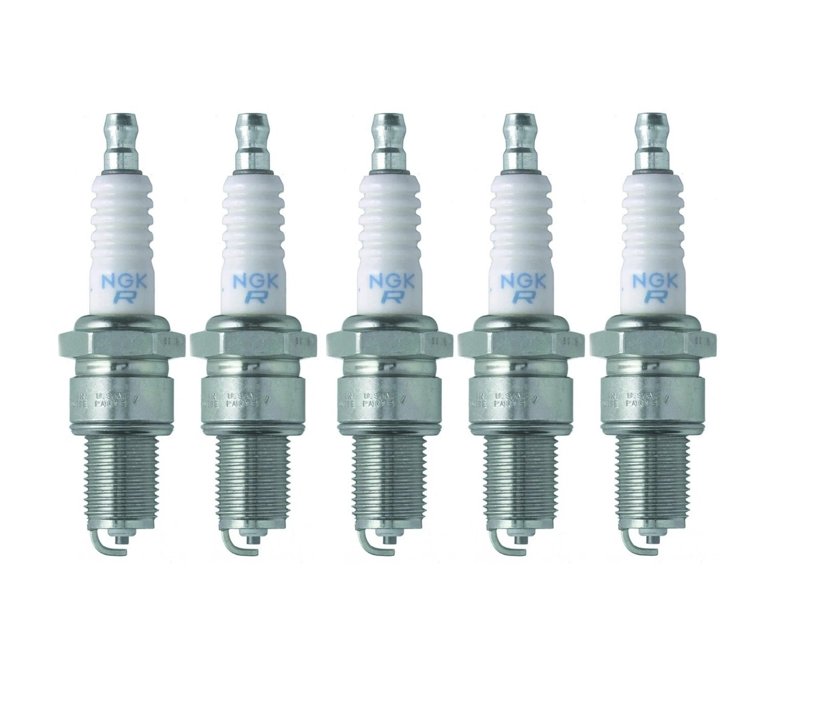 NGK Spark Plug Set of 5 for (Standard Nickel, Gap 0.036)