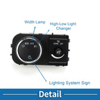 Headlight Fog Light Control Switch for Chevrolet Silverado 1500 (2007)