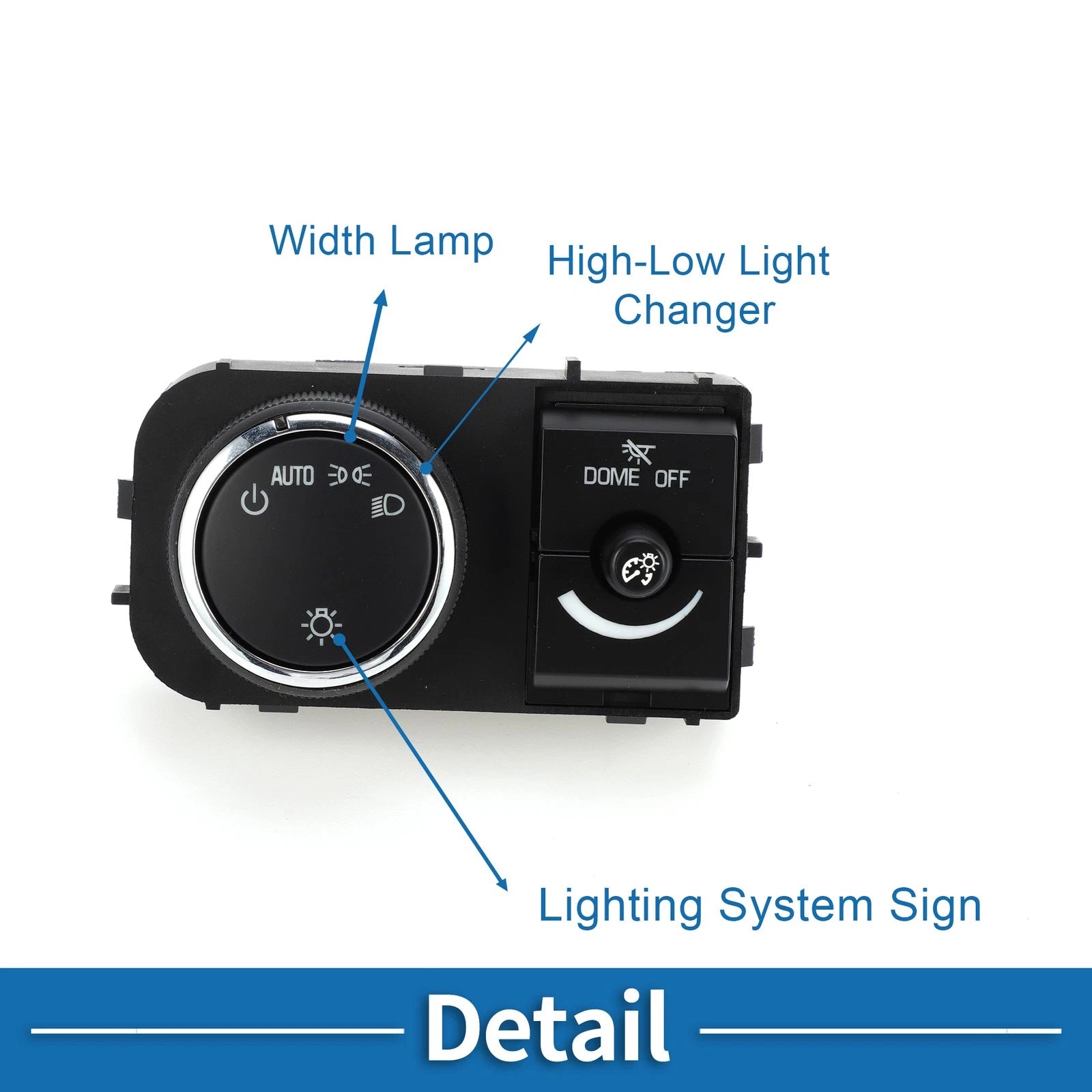Headlight Fog Light Control Switch for Chevrolet Silverado 1500 (2007)