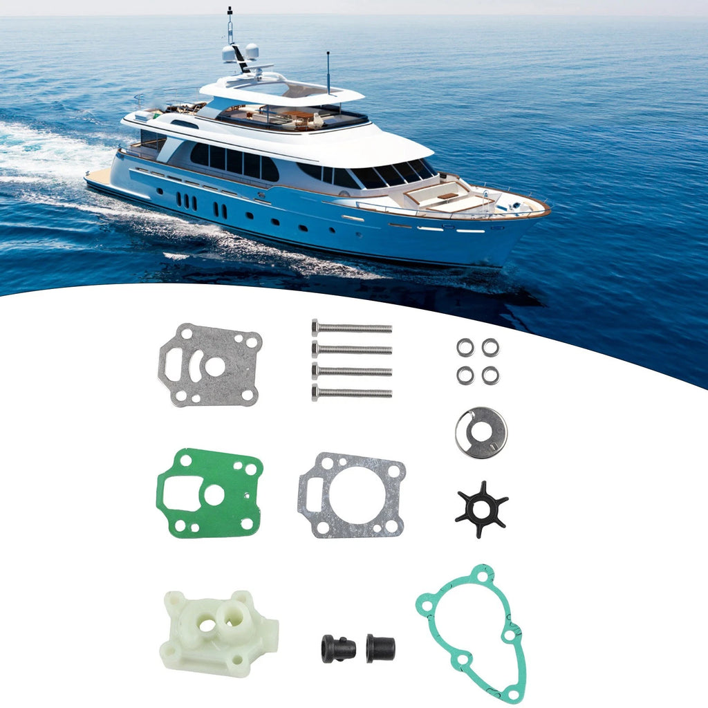 Water Pump Repair Kit for Tohatsu Nissan 4/5HP Marine Engines (N/A)