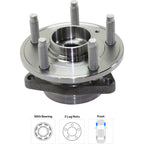 Wheel Hubs for Chevrolet Cruze (2011–2015) Front LH RH 5 Lug 16" Wheels