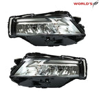 Set of 2 LED Headlights for Nissan Rogue SL/SV (2021–2023) Chrome Housing
