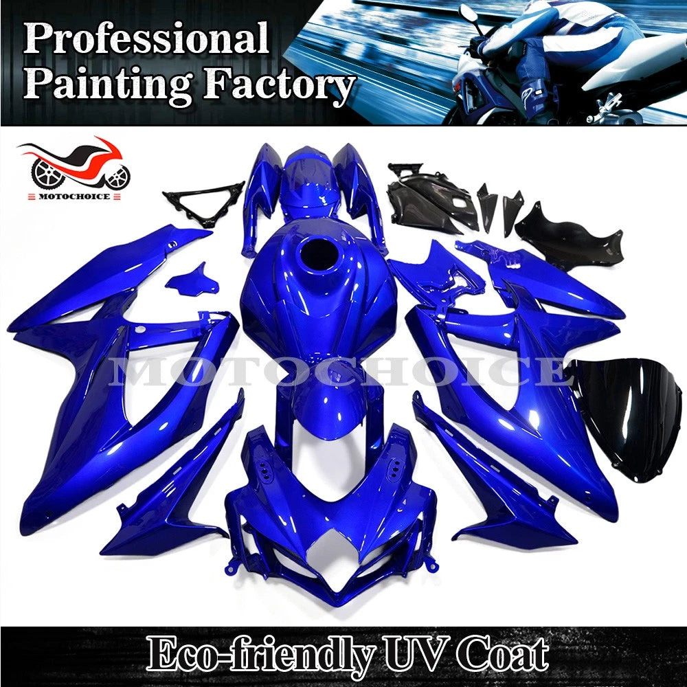 Fairing Kit + Tank for Suzuki GSXR600/GSXR750 (2008–2010) K8 Blue ABS