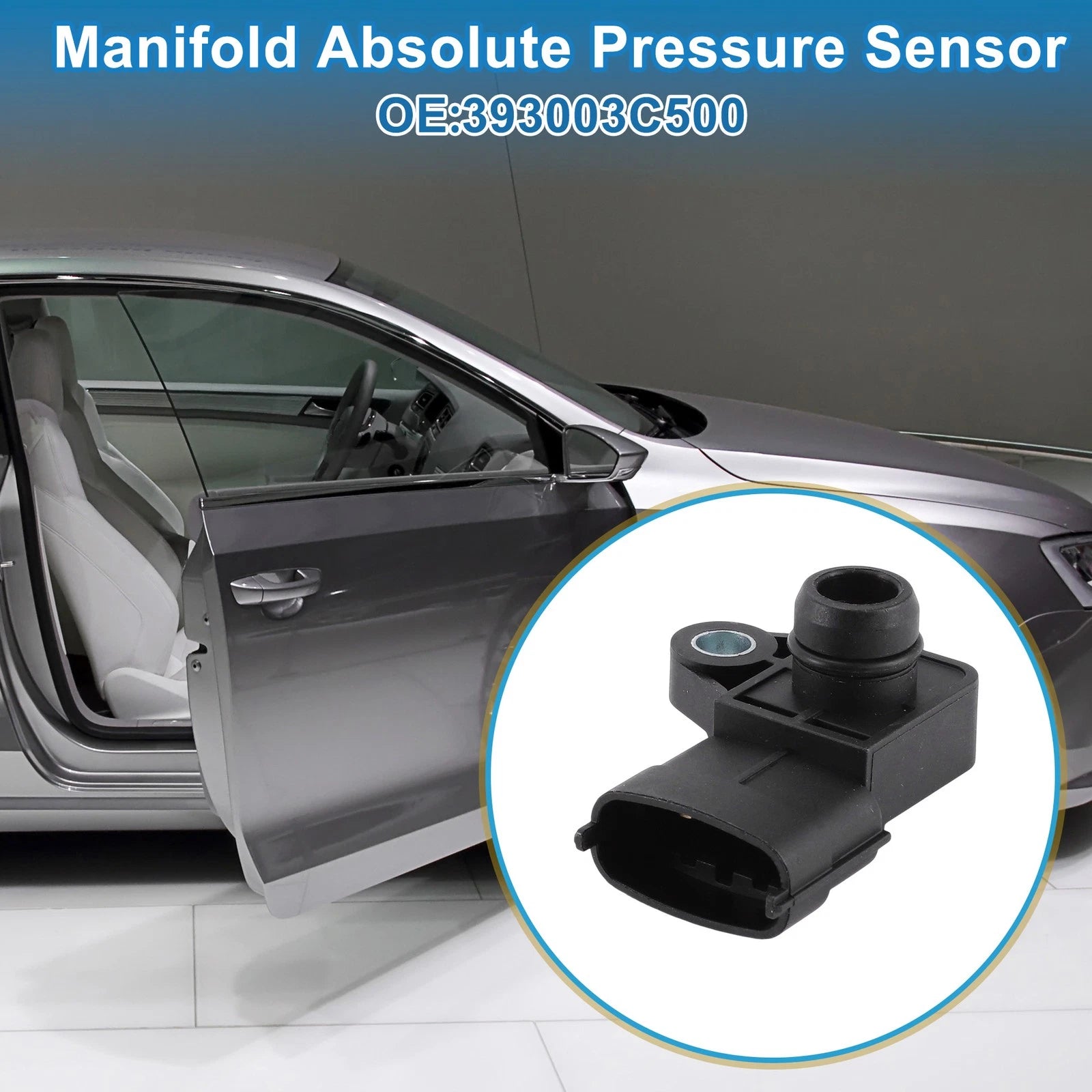 Manifold Absolute Pressure Sensor No. 393003C500 for Hyundai Santa Fe (2010–2012)