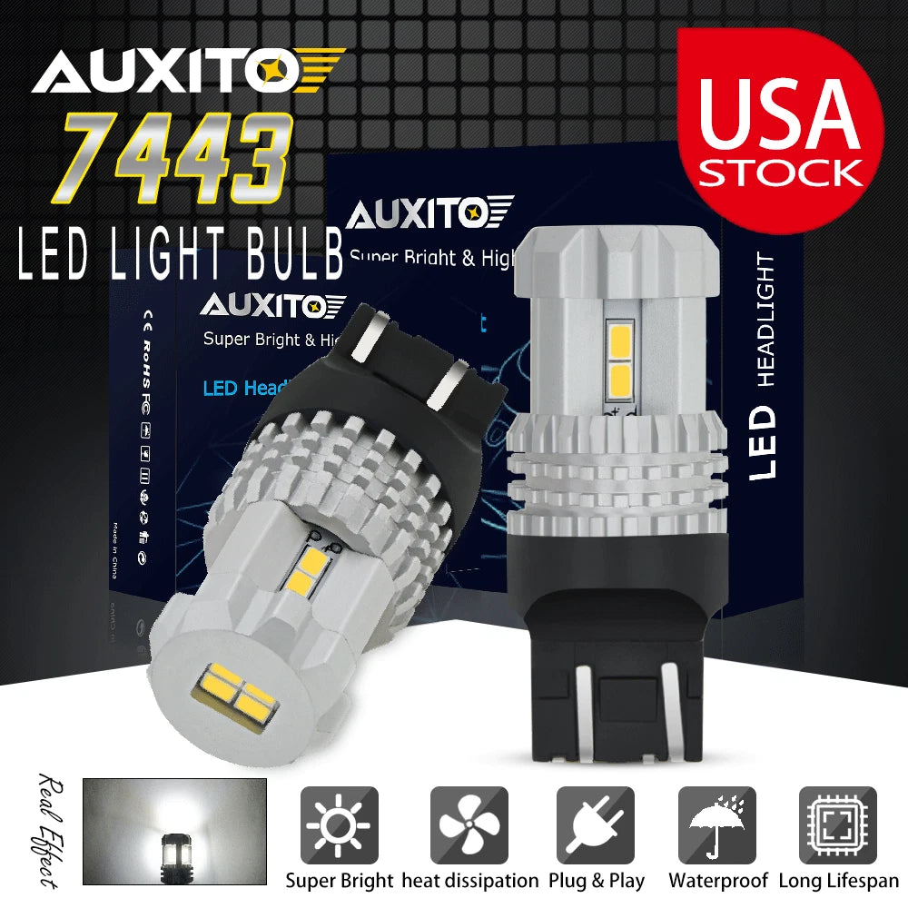 2X LED Tail Brake Backup Reverse Light Bulbs for Make Model (YYYY–YYYY)