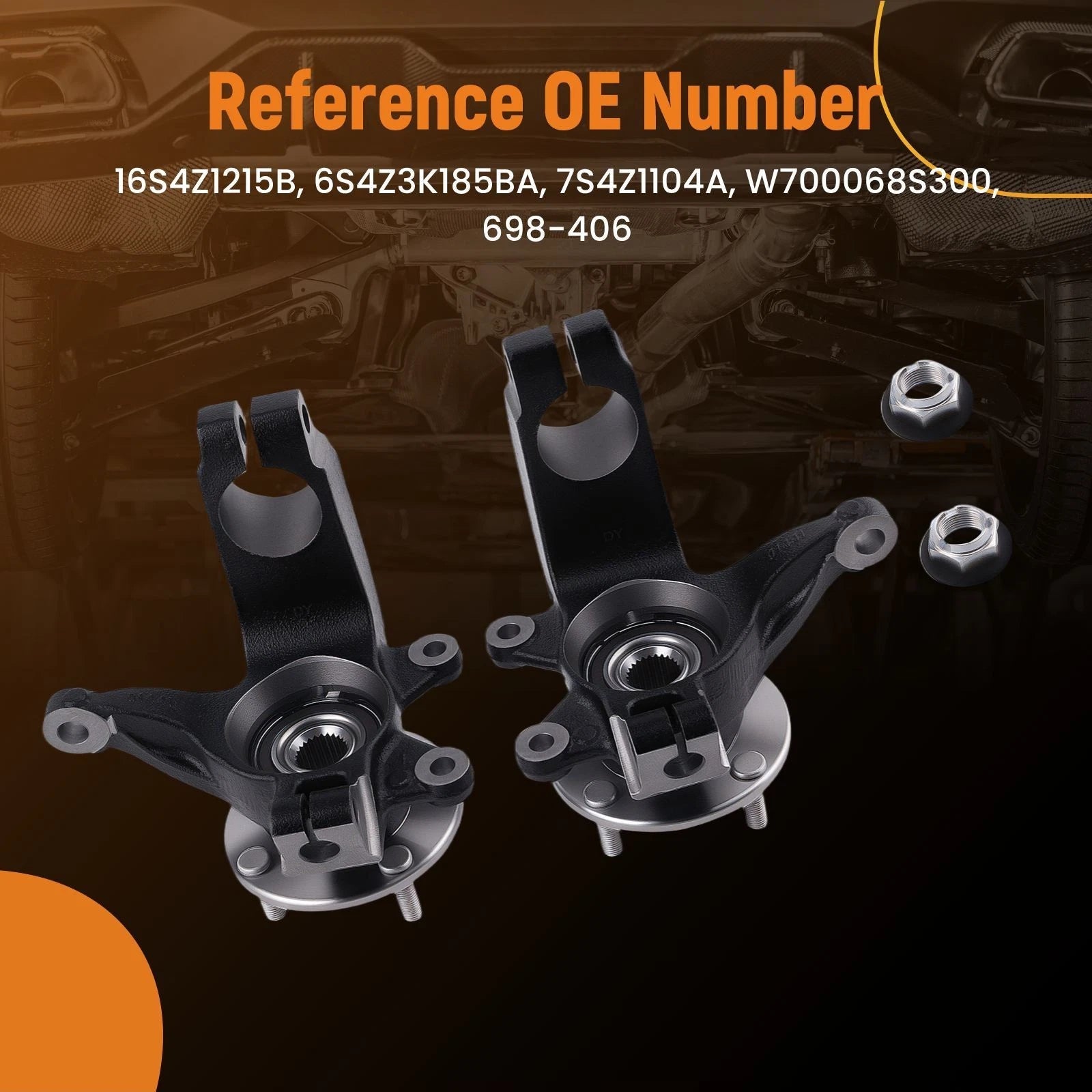 Front Driver Side Steering Knuckle for Ford Focus (2006–2011)