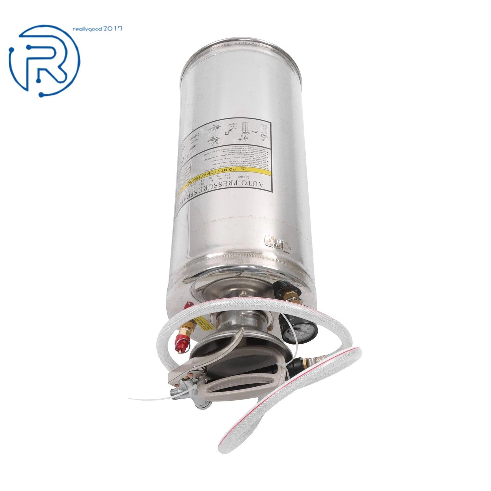 2 Gallon Stainless Steel Sprayer for Adjustable Nozzle (Hand Pump)