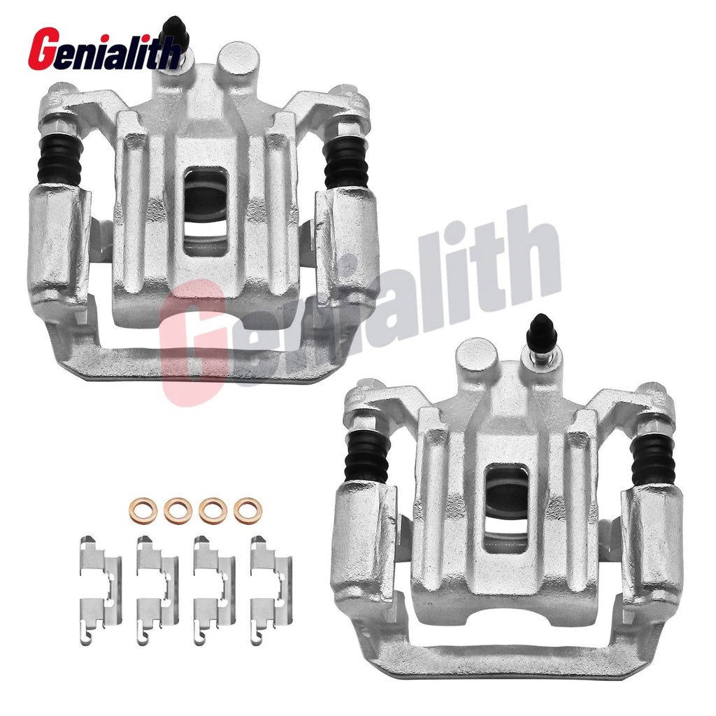 Rear Disc Brake Calipers w/ Brackets for Nissan Frontier, Xterra, Suzuki Equator (2005–2019)