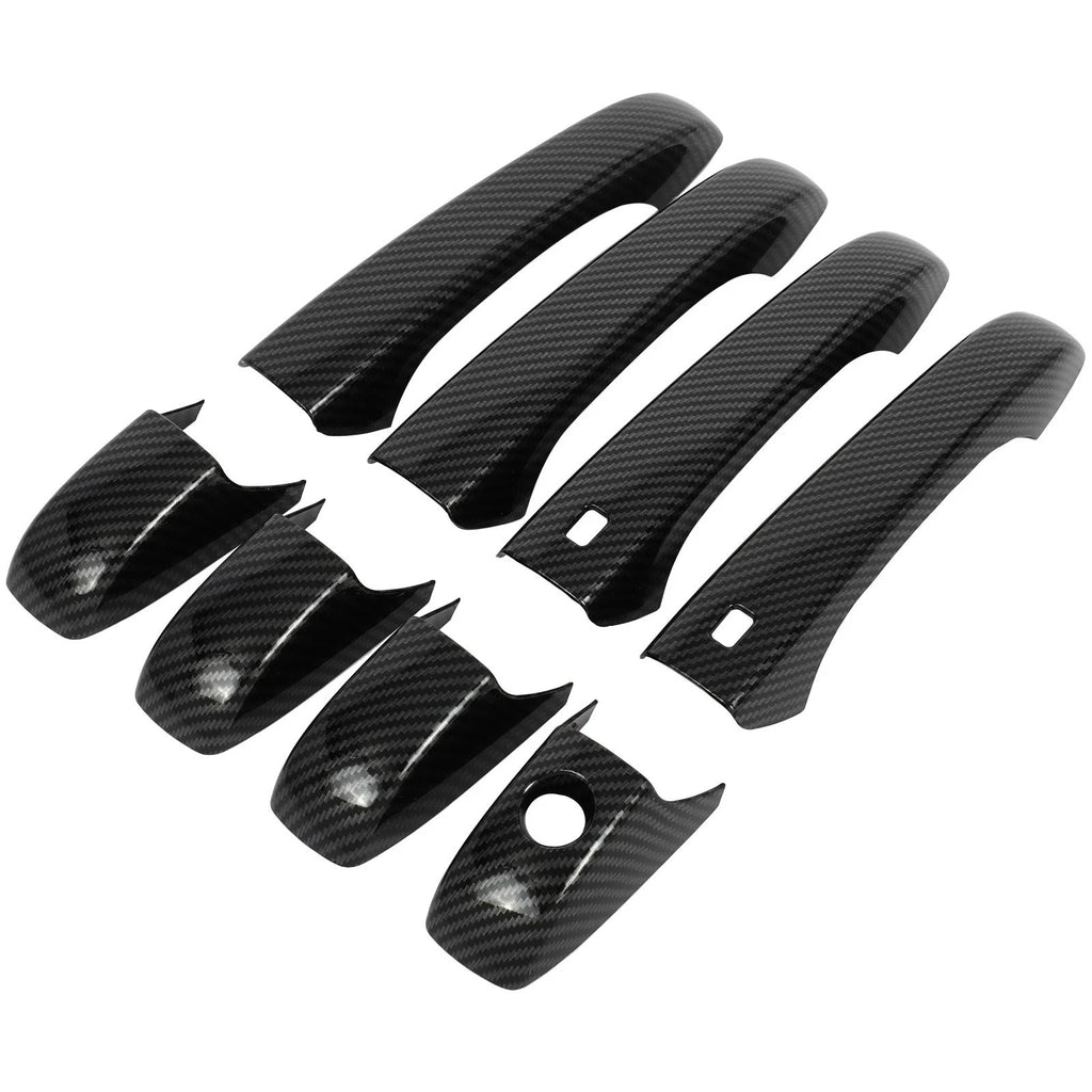 Set of 4 Door Handle Covers for Dodge Durango, Jeep Grand Cherokee