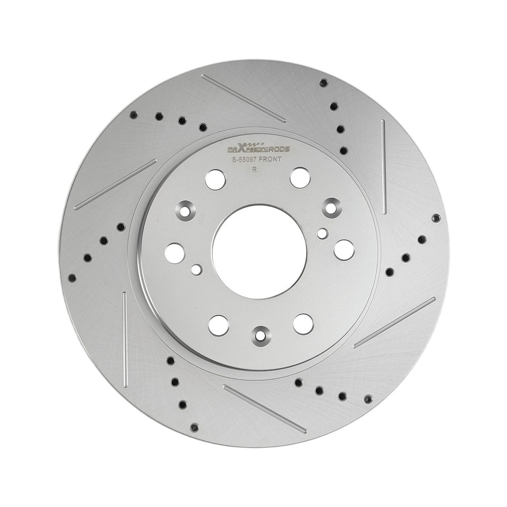 Drilled and Slotted Brake Rotor Kit for Chevrolet Silverado 1500 (2005–2019)