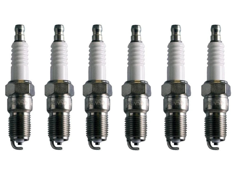 Set of 6 U-Groove Spark Plugs Gap 0.060 for V6