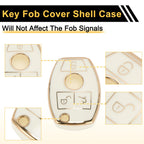 TPU Silicone Car Key Case for Mercedes-Benz A-Class (3 Buttons)