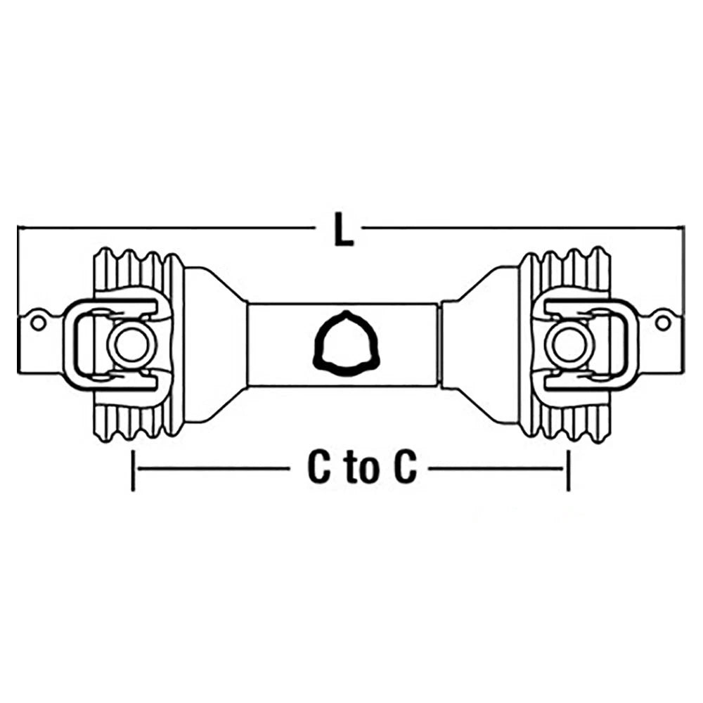 CS52511 PTO Driveline for John Deere 25A 360 370 390 (Fits Vicon CM167)