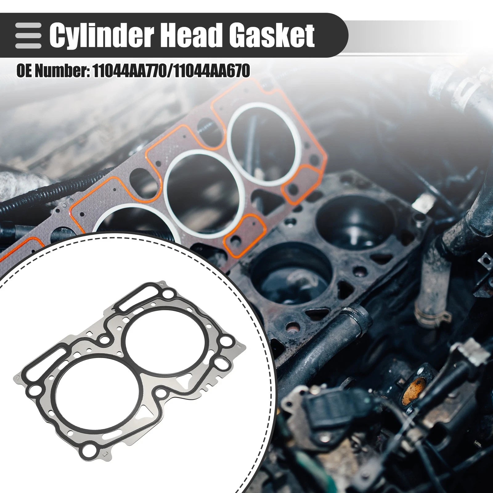Cylinder Head Gasket for Subaru Forester 2.5L (2006–2013) No. 11044AA770/11044AA670